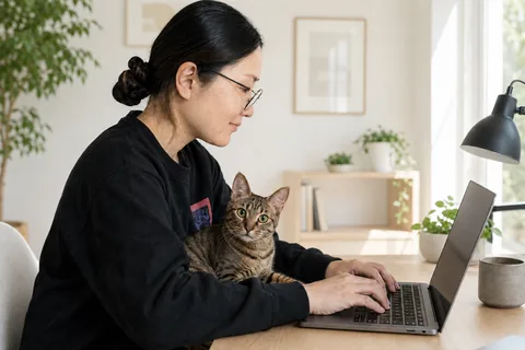 動物が好きな対応スタッフのイメージ